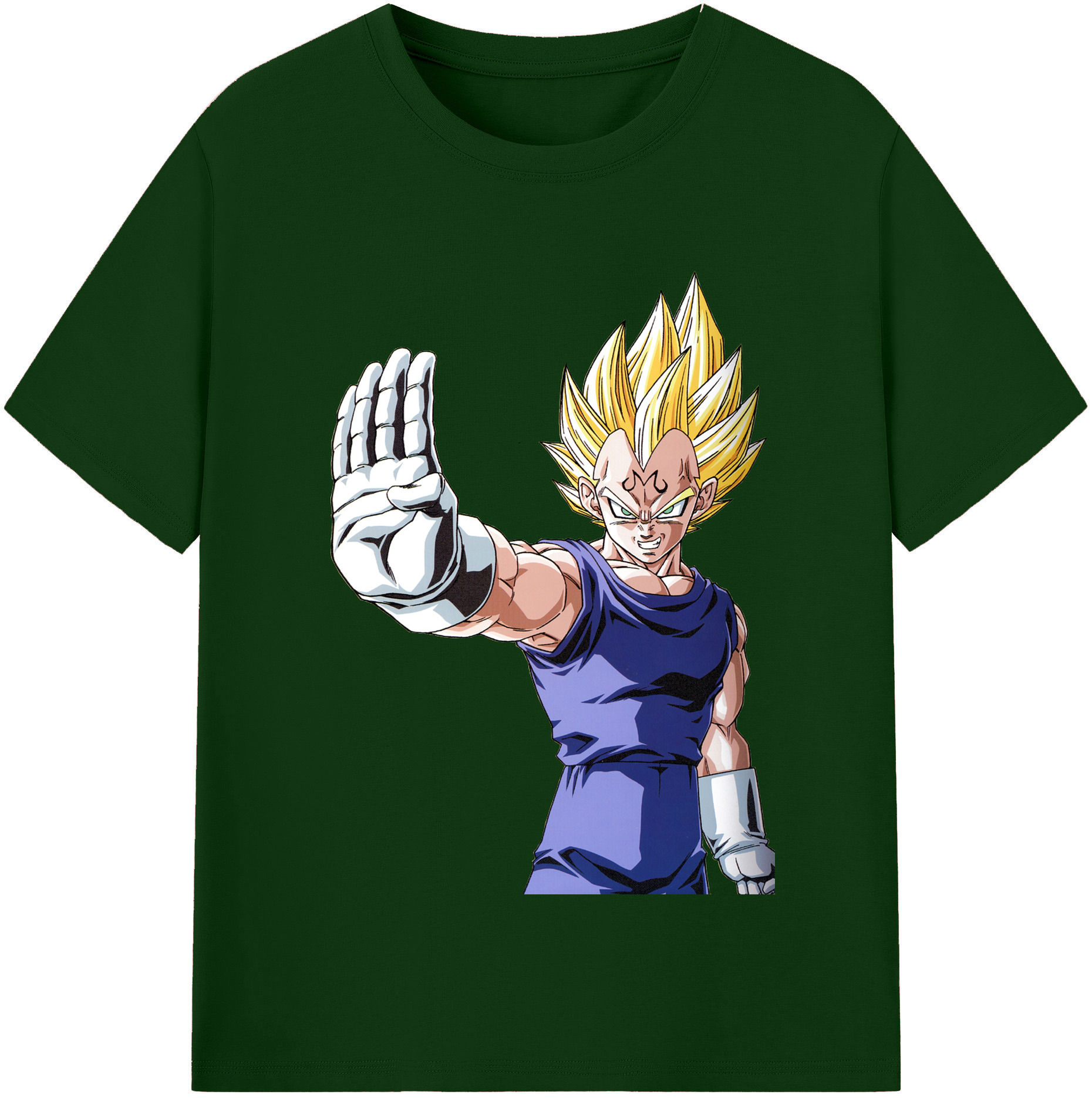 （画像用） ドラゴンボール ベジータ四世（Bejīta Yonsei）DRAGON BALL Vegeta IV 綿100％半袖Tシャツ（フロントプリント）